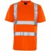 Hi Viz Polyester T-Shirt | Yellow or Orange